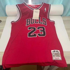 Nike Mens Chicago Bulls Michael Jordan #23 Red Jersey